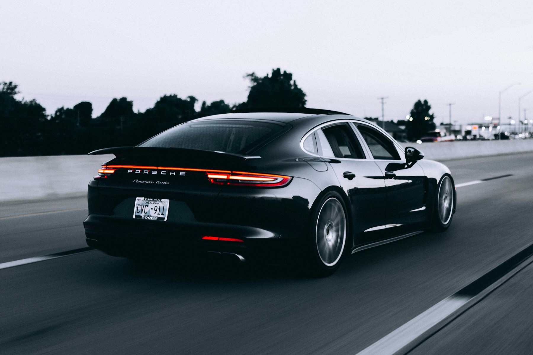 Car on an open road